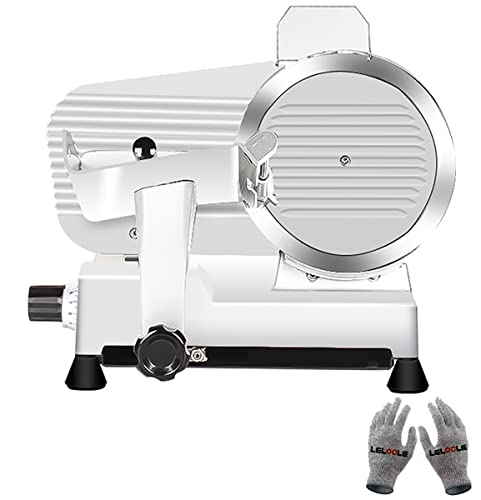 LELOCLE Affettatrice per carne, commerciale, 340 W, affettatrice elettrica per alimenti da 25,4 cm, facile da pulire, a basso rumore, per uso domestico e commerciale per la casa : Amazon.it: Casa e cucina