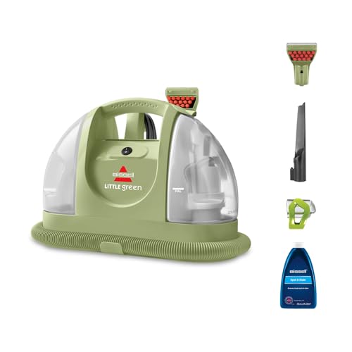 BISSELL Little Green, Lavatappeti, Lavatappezzeria per Macchie Quotidiane e Sporco, Lava Tappezzeria per Tappeti, Auto, Pulisci Divani, Moquette, Materassi e Altro, Potente Motore da 340W, 4098N : Amazon.it: Casa e cucina