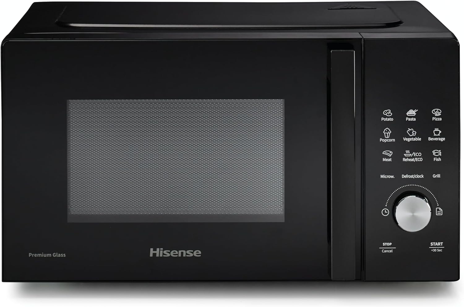 Hisense Microonde H23MOBS5H4, cavità 23L, apertura porta a sinistra, display LED touch, 8 funzioni, 800W