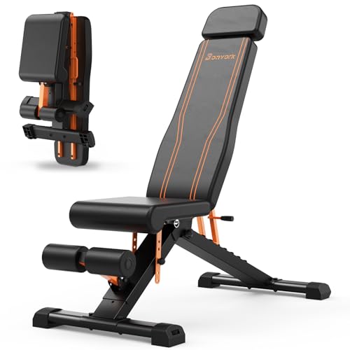 Panca Palestra Multifunzione Regolabile 400 kg   Bonvork Panca Palestra Pieghevole con 80 X 40MM di acciaio resistente per la palestra di casa,Panca Piana Inclinata Panca Pesi Attrezzo (for 200cm) : Sport e tempo libero