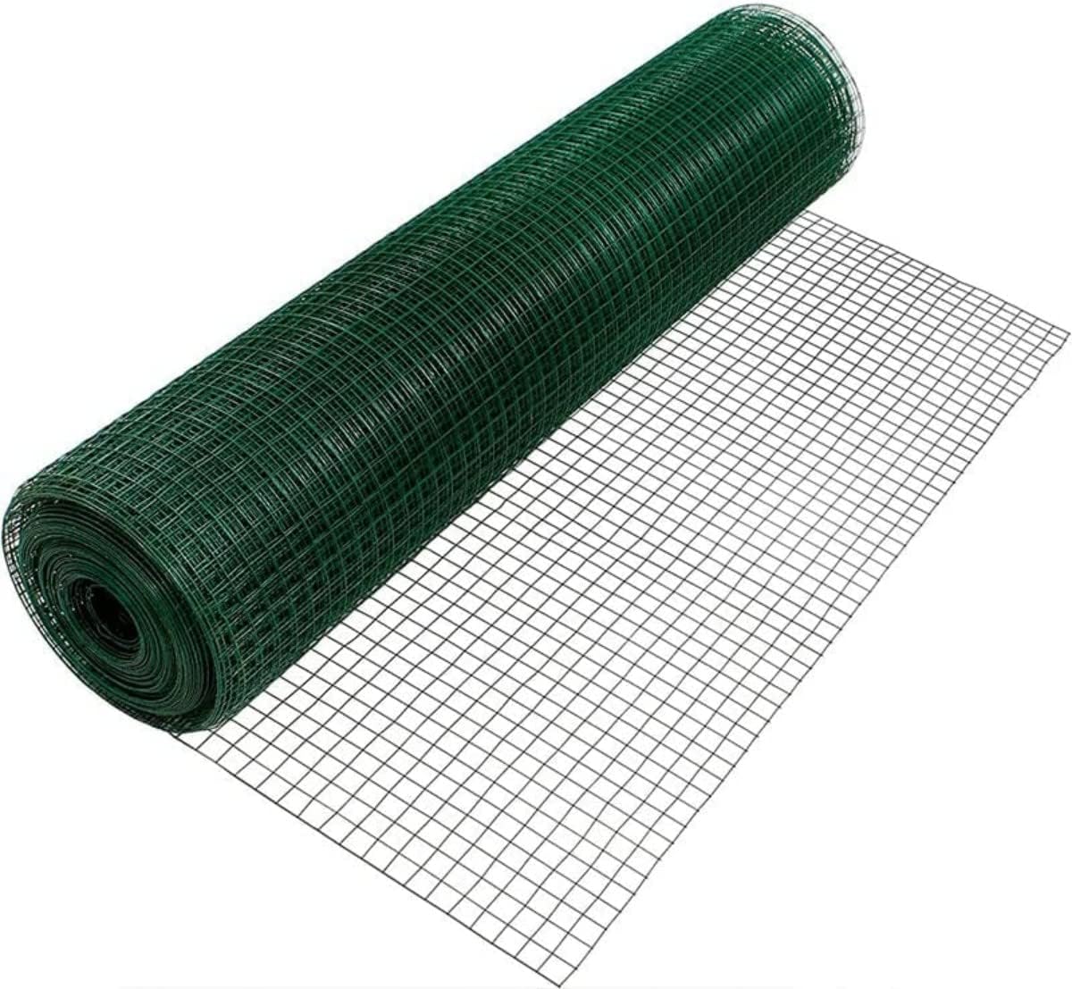 A2ZWORLD Garden Fence Wire Netting Plastic Mesh for Poultry, Animals and Plants Green (1 x 10m)