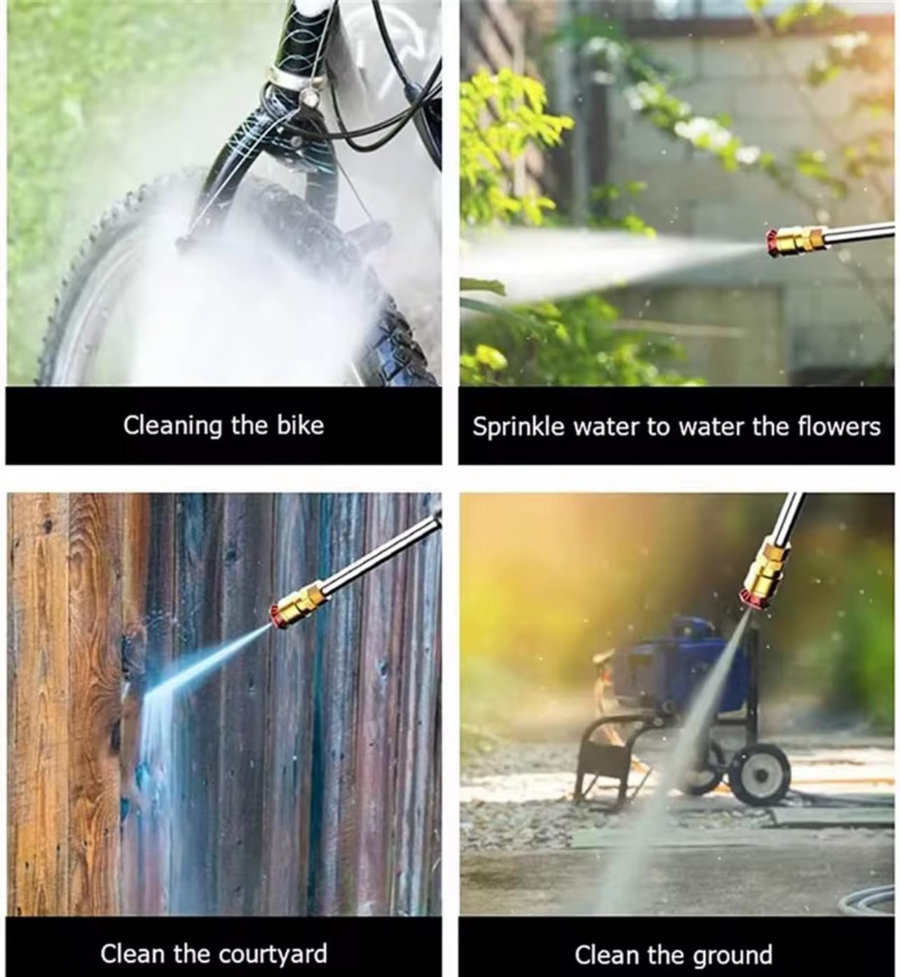 48v 8000mAh Battery Pressure Washer Portable Pressure Washer with 2 Batteries Battery Powered High Pressure Washer for Car Washing Floor Cleaning