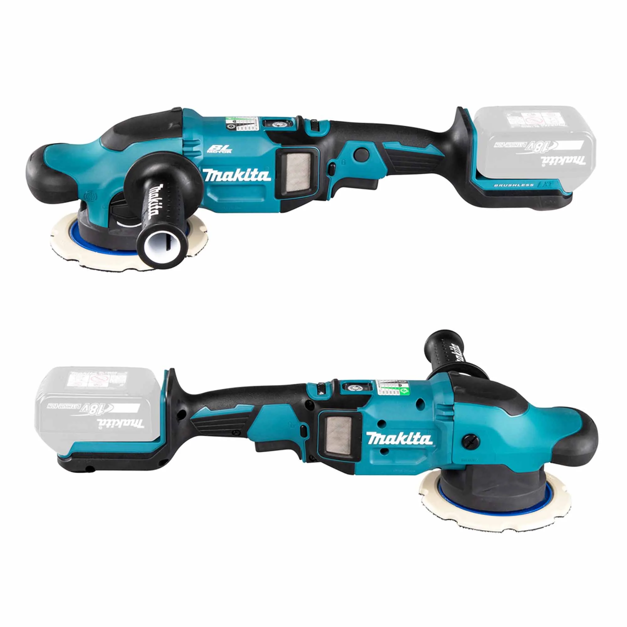 Levigatrice Rotorbitale Makita DPO600Z 18V – Lucidatrice a Batteria Professionale per Finiture Perfette
