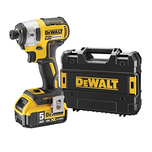 DEWALT DCF887P2 QW Avvitatore a Impulsi 1/4" XR Litio 18V 5.0Ah BRUSHLESS : Fai da te