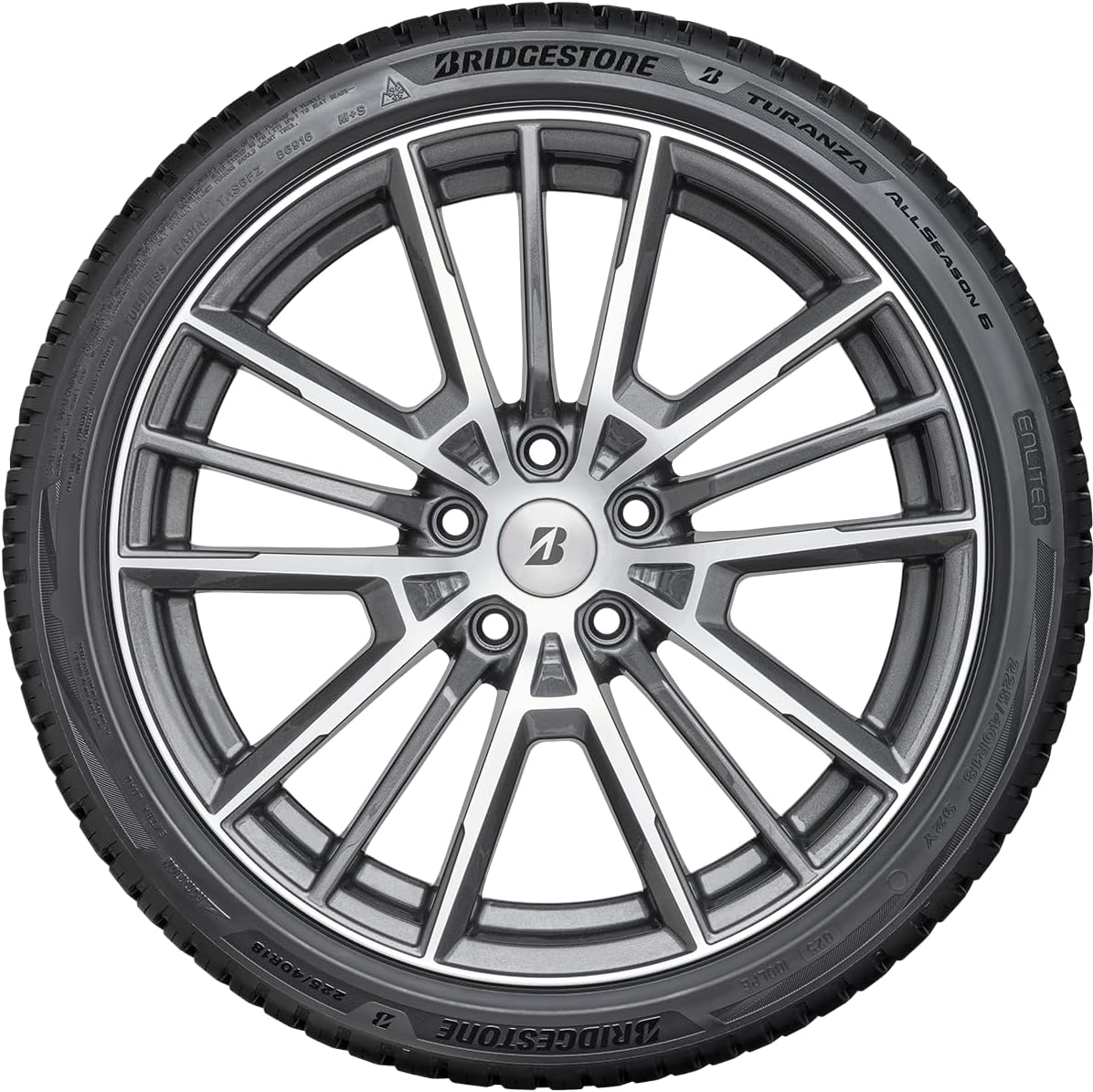 Bridgestone TURANZA ALL SEASON 6 ENLITEN - 205/55 R16 94V XL - B/C/70 - Pneumatici Quattro stagioni (per auto e SUV)