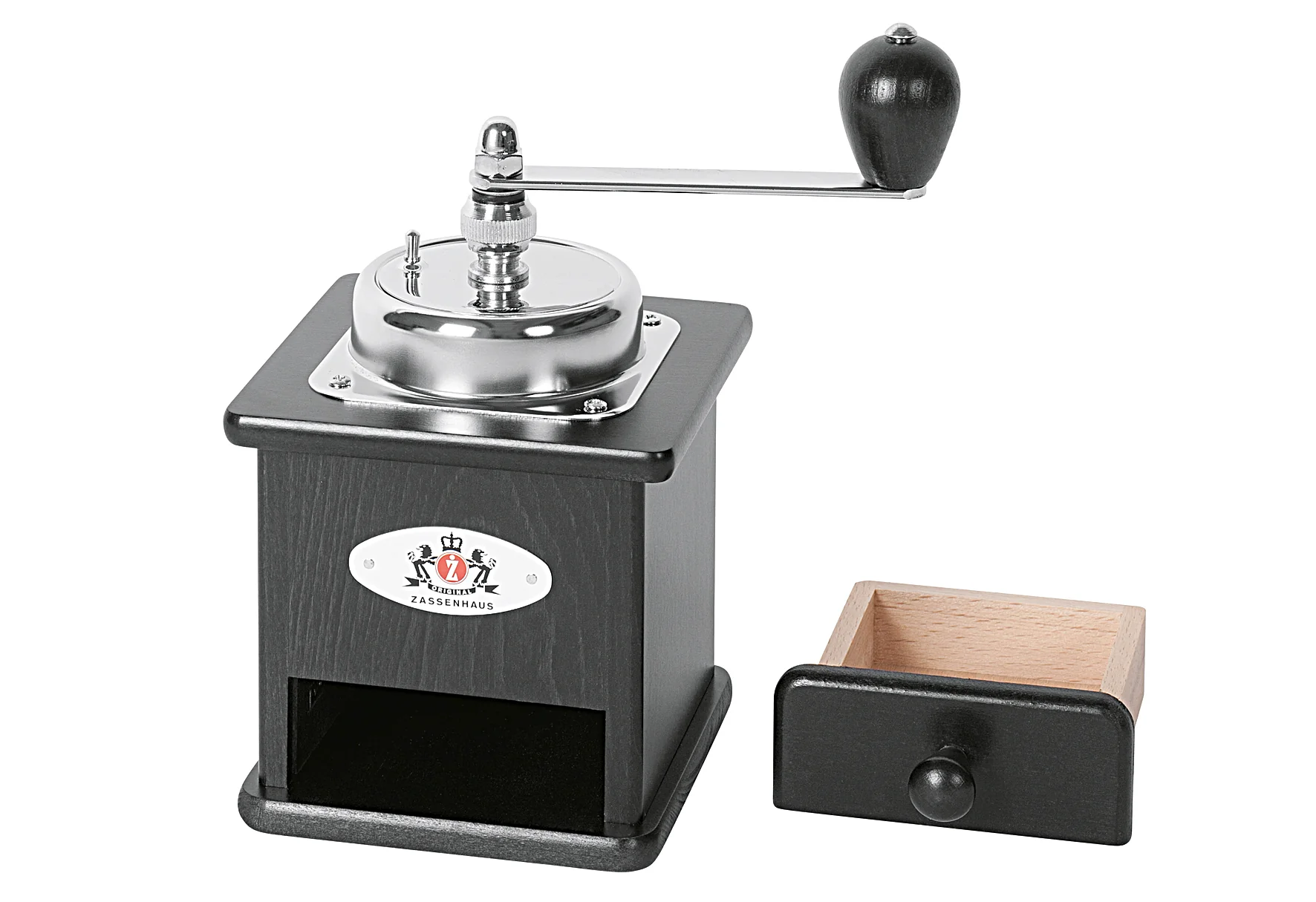 2025 Macinacaffè Brasilia nero 12x12,5x20 cm