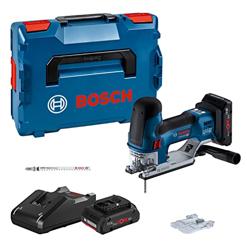 Bosch Professional 18V System Seghetto Alternativo a Batteria GST 18V 155 SC (con Impugnatura Assiale, Batterie 2x4.0 ProCORE, Caricabatteria GAL 18V 40, 2 Lame per Seghetto alternat., in L BOXX 136) : Amazon.it: Fai da te