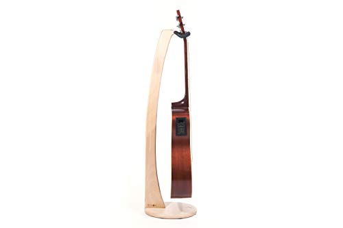 Ruach GS 1   Supporto originale per chitarra elettrica in legno, realizzato a mano in betulla : Strumenti Musicali