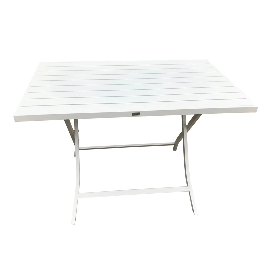 Shelly - Set pranzo da giardino 4 posti bianco