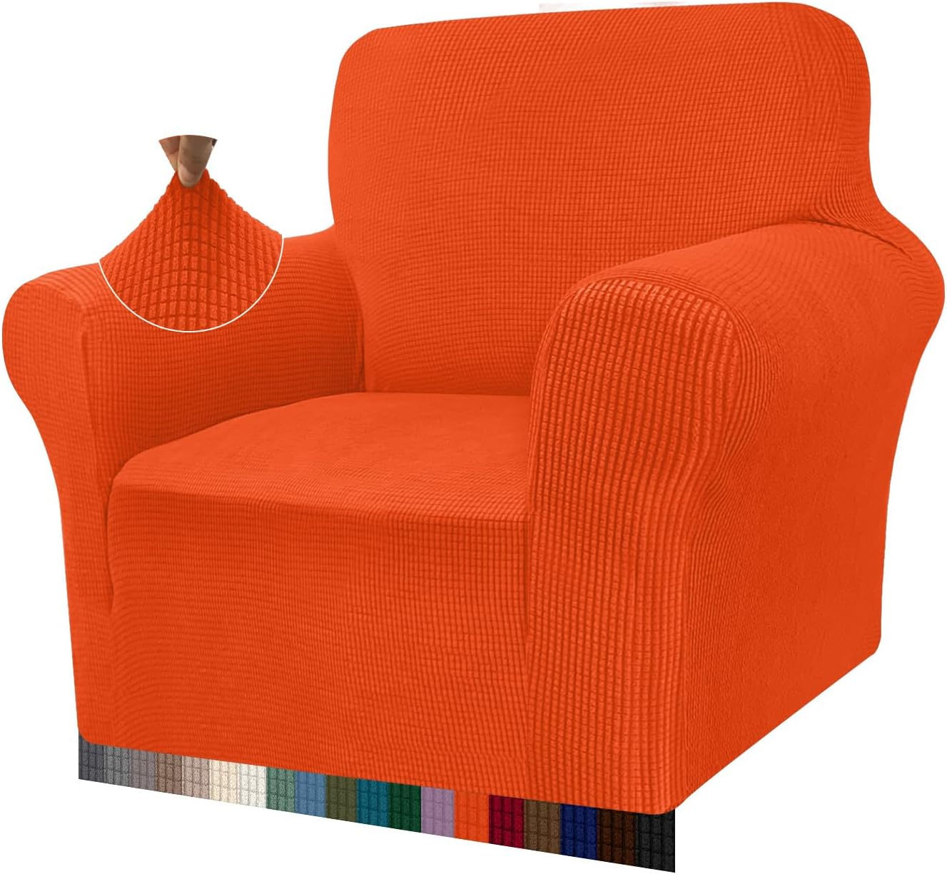 Granbest, copridivano Elasticizzato ad Alta Elasticità, Moderno Jacquard, copridivano Elastico per Soggiorno, Protezione per Cani e Animali Domestici (1 Posto, Beige)