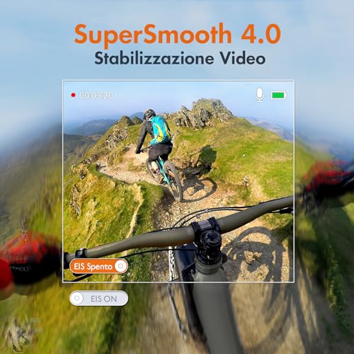 XTU Fotocamera Telecomando Anti Shake 170°Grandangolo