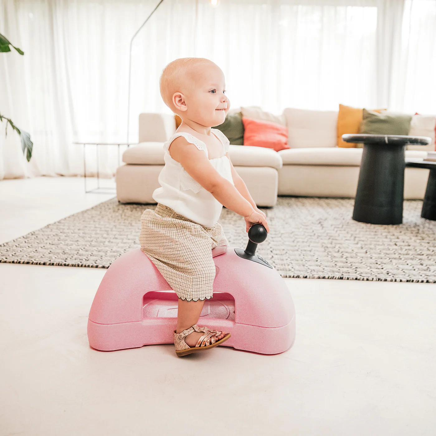 2025 Scoot and Ride My First baby walker 3-in-1 e scivolo in rosa