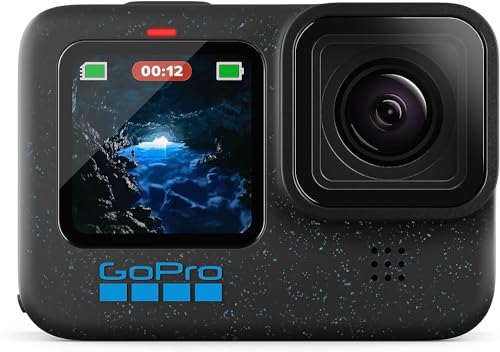 GoPro HERO12 Black, Action Camera Impermeabile con Video Ultra HD 5.3K60, Foto da 27 MP, HDR   Batteria Ricaricabile Enduro (HERO12 Black/HERO11 Black/HERO10 Black/HERO9 Black) : Elettronica