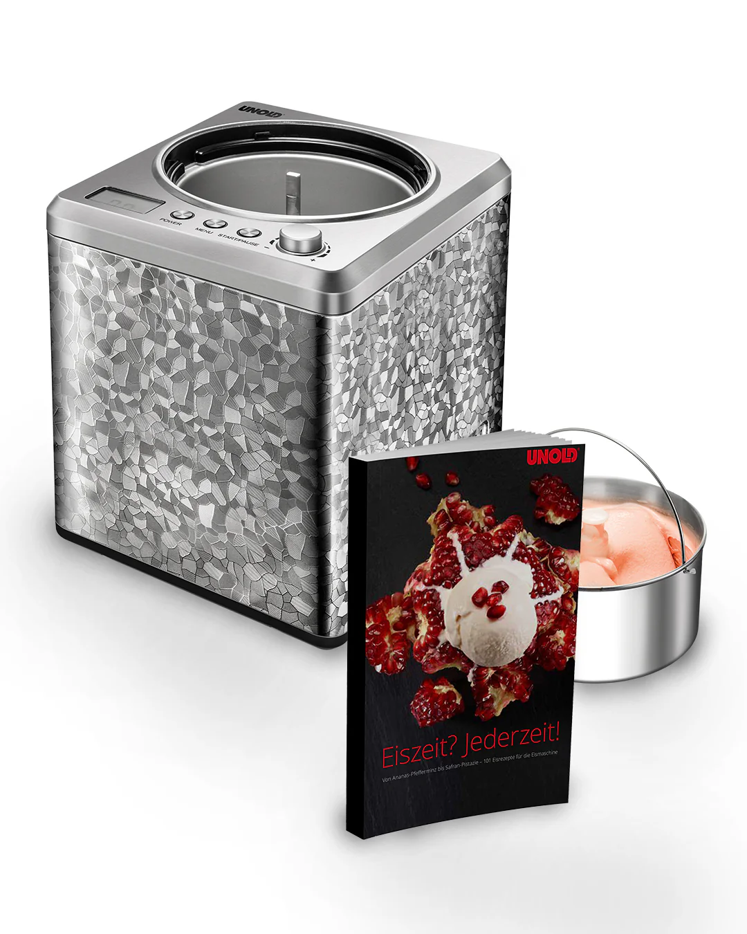 2025 Macchina per Gelato Professionale con Libro del Gelato 2L