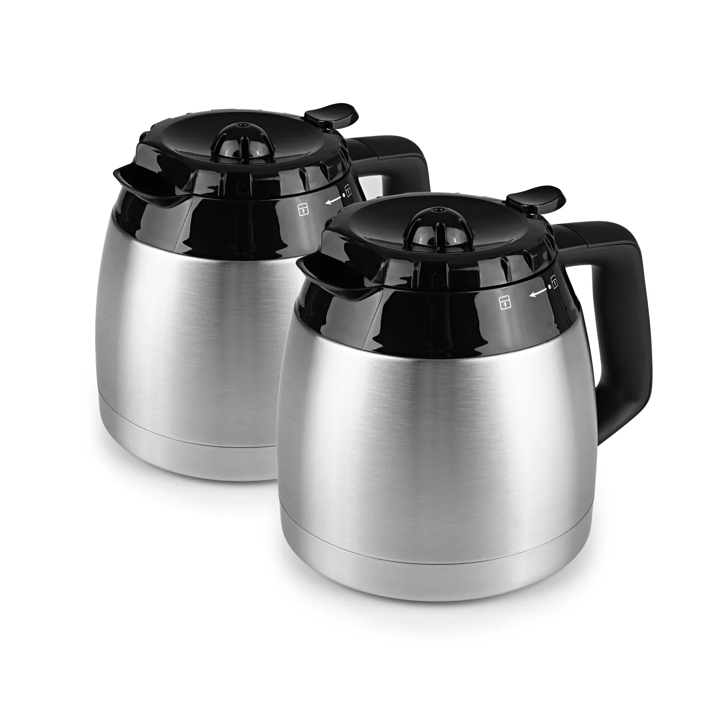 BEEM FRESH-AROMA-PERFECT III Macchina da caffè filtro con macinacaffè - 2 caraffe termiche