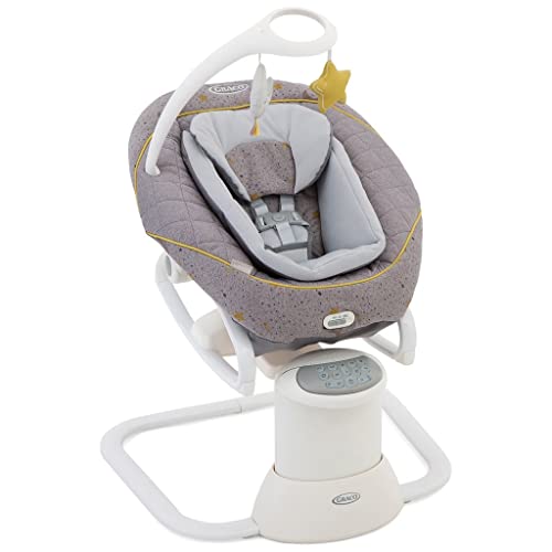 GRACO 1AP998STZEU   All Ways Soother, Sdraietta 2 in 1 e dondolo portatile (dalla nascita a 9 mesi circa, 0 9 kg), con vibrazione e velocità di oscillazione regolabile, Stargazer : Amazon.it: Prima infanzia