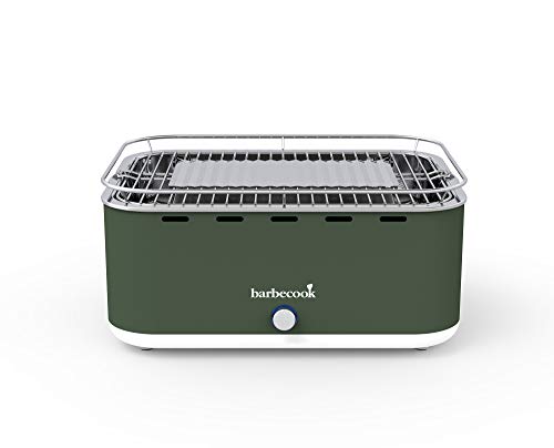 Barbecook Carlo Barbecue portatile senza fumo, barbecue a carbone, piccolo barbecue lavabile in lavastoviglie, verde : Amazon.it: Giardino e giardinaggio