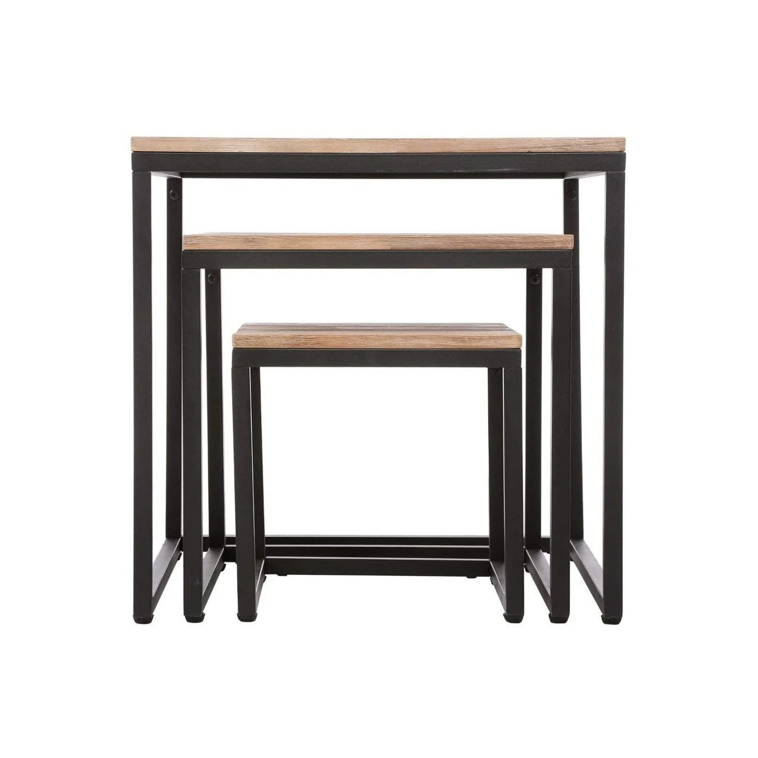 Set 3 Tavoli Bassi Impilabili 30 40 E 50cm