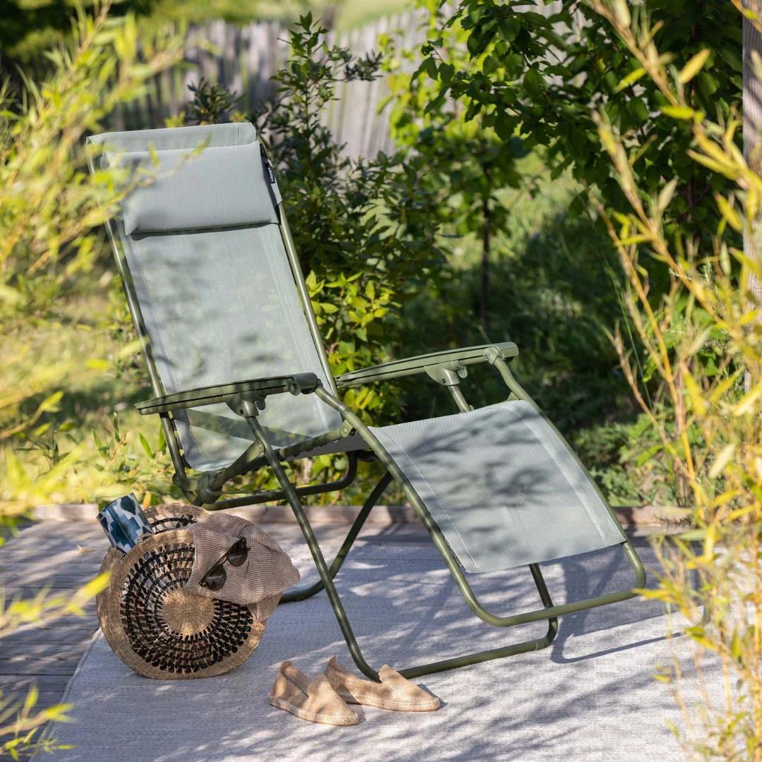 R Clip Moss - Lafuma sdraio-poltrona relax tinta unita