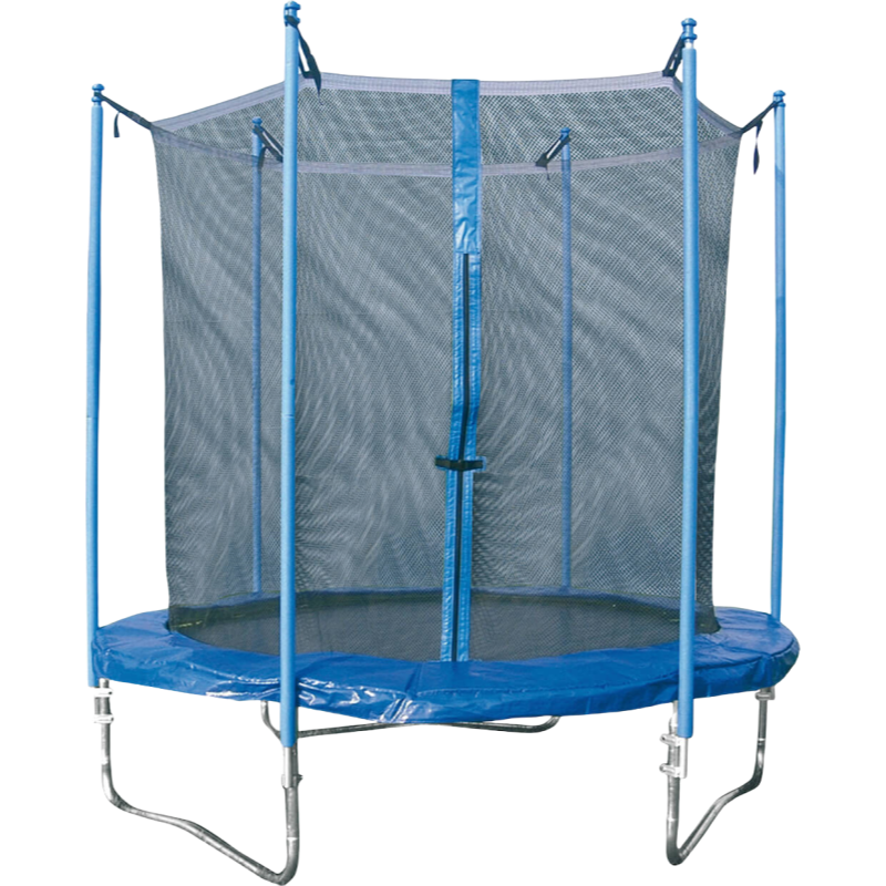 Trampolino Tappeto Elastico per Esterno con Rete di Protezione Diametro 183Cm Garlando Combi S