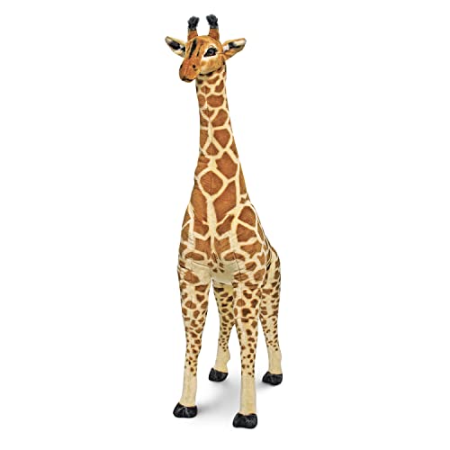 Melissa & Doug Peluche Maxi Giraffa, Alto 1.2 Metri, Amanti Animali, Regalo per Bambini e Bambine di tutte le età, Decorazione per camera dei bambini o asilo nido : Giochi e giocattoli