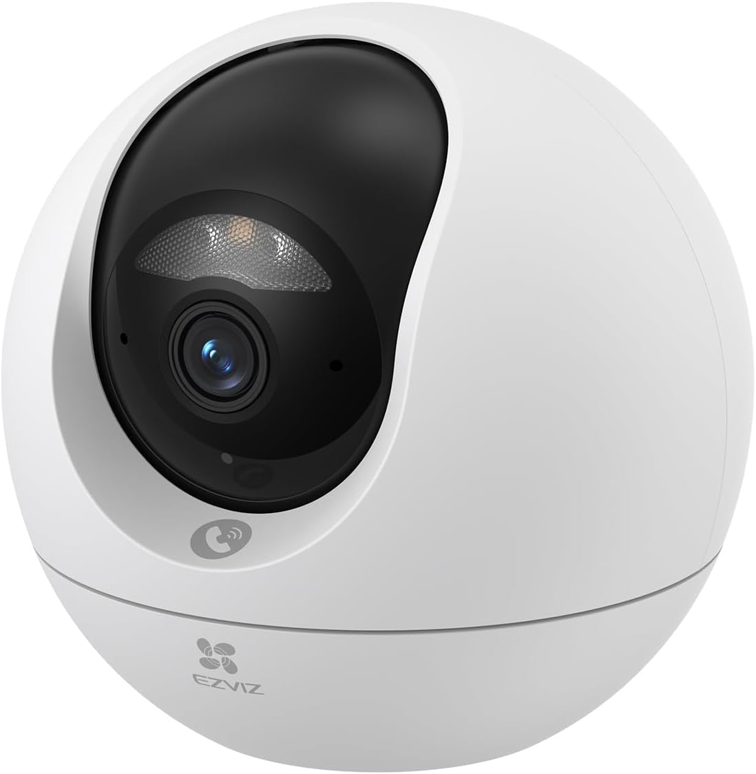 EZVIZ 4K Indoor WiFi Surveillance Camera 360° 8MP IP Camera AI Person/Pet/Noise Detection Color Night Vision Auto Monitoring & Zoom Call
