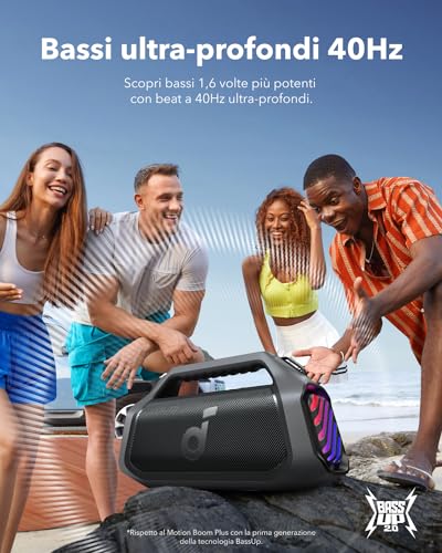 soundcore Bluetooth ricarica riproduzione personalizzata