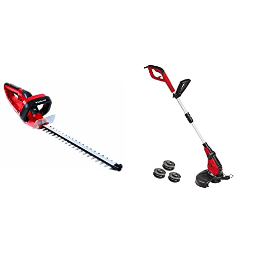 Einhell Gh Eh 4245 Tagliasiepi Elettrico 220 240 V, 420 W, Rosso & GC ET 4530 Set Tagliabordi Elettrico 230 V, 450 W, Taglio 30 Cm, Rosso : Amazon.it: Giardino e giardinaggio