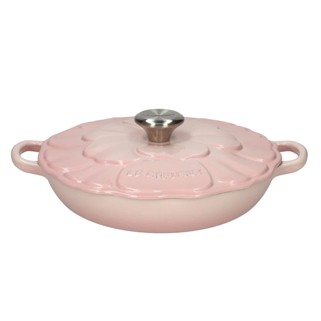 Le Creuset - Casseruola Signature Campagnard Blossom 26 cm Rosa Conchiglia