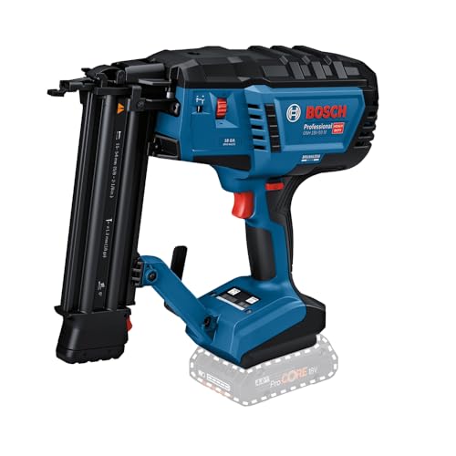 Bosch Professional 18V System Chiod. legno GNH 18V 50 M (modalità azion. sing./ripetizione, idonea per chiodi: 16 54 mm, 18 ga (1,2 mm) e angolo di inclinazione di 0°, senza batterie e caricabatteria) : Amazon.it: Fai da te