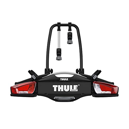 Thule Velocompact 13 pin Piattaforma Gancio Traino Portabici Black/Aluminium, 2 bikes : Auto e Moto