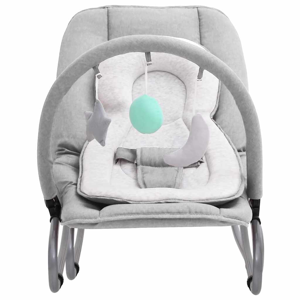 Sdraietta per Neonato Grigio Chiaro in Acciaio