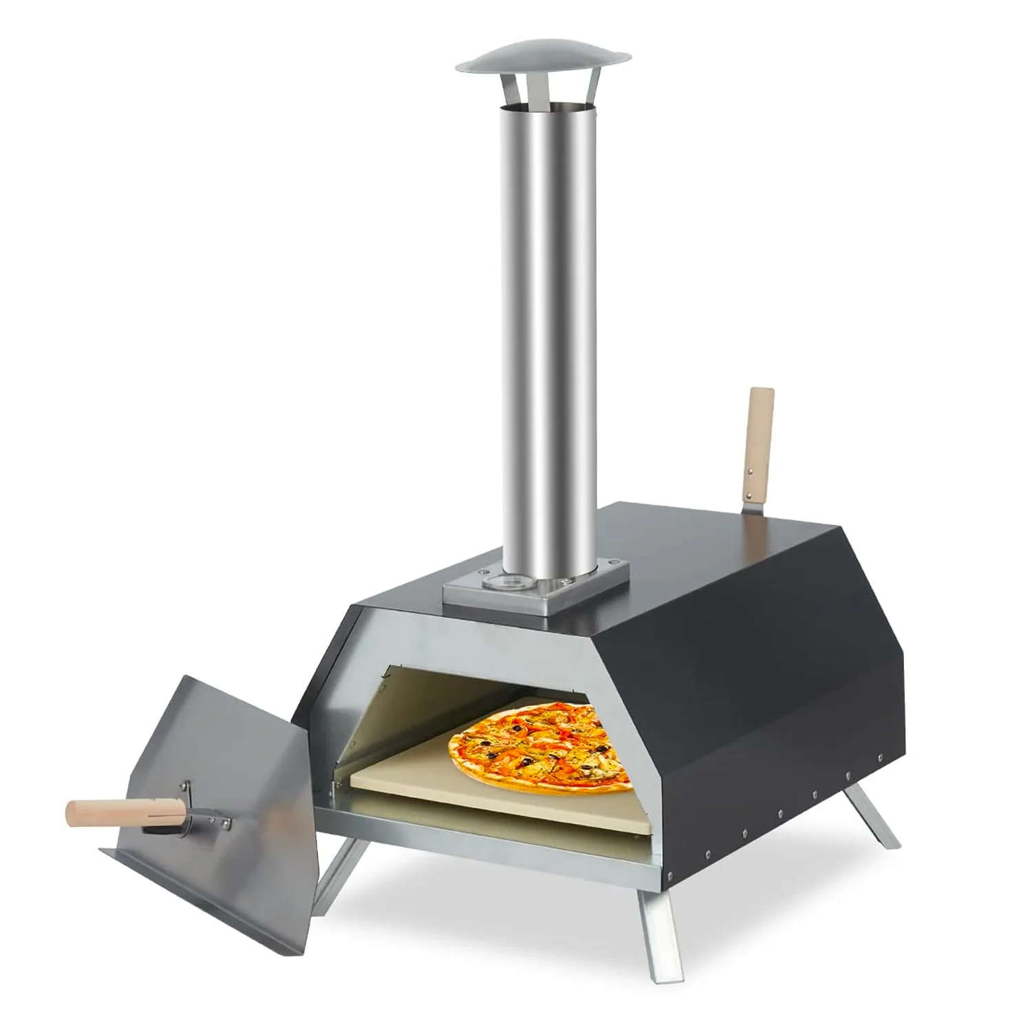 Forno A Pellet Per Pizza Con Accessori