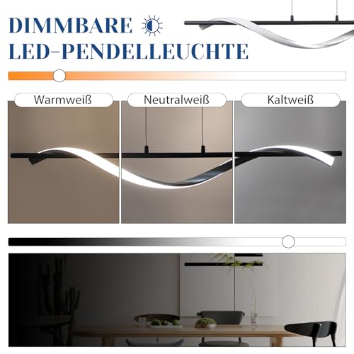 ZMH lampada sospensione tavolo pranzo