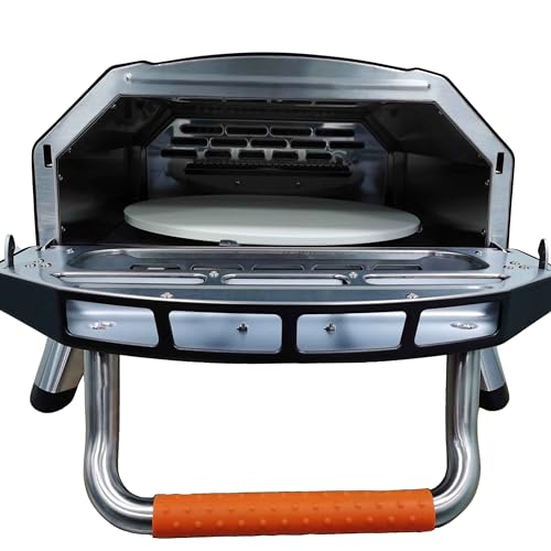 Forno per Pizza a Gas in Acciaio Pietra Rotante Automatica 500 gradi SpeedyPRO Forno da Esterno Portatile : Amazon.it: Giardino e giardinaggio