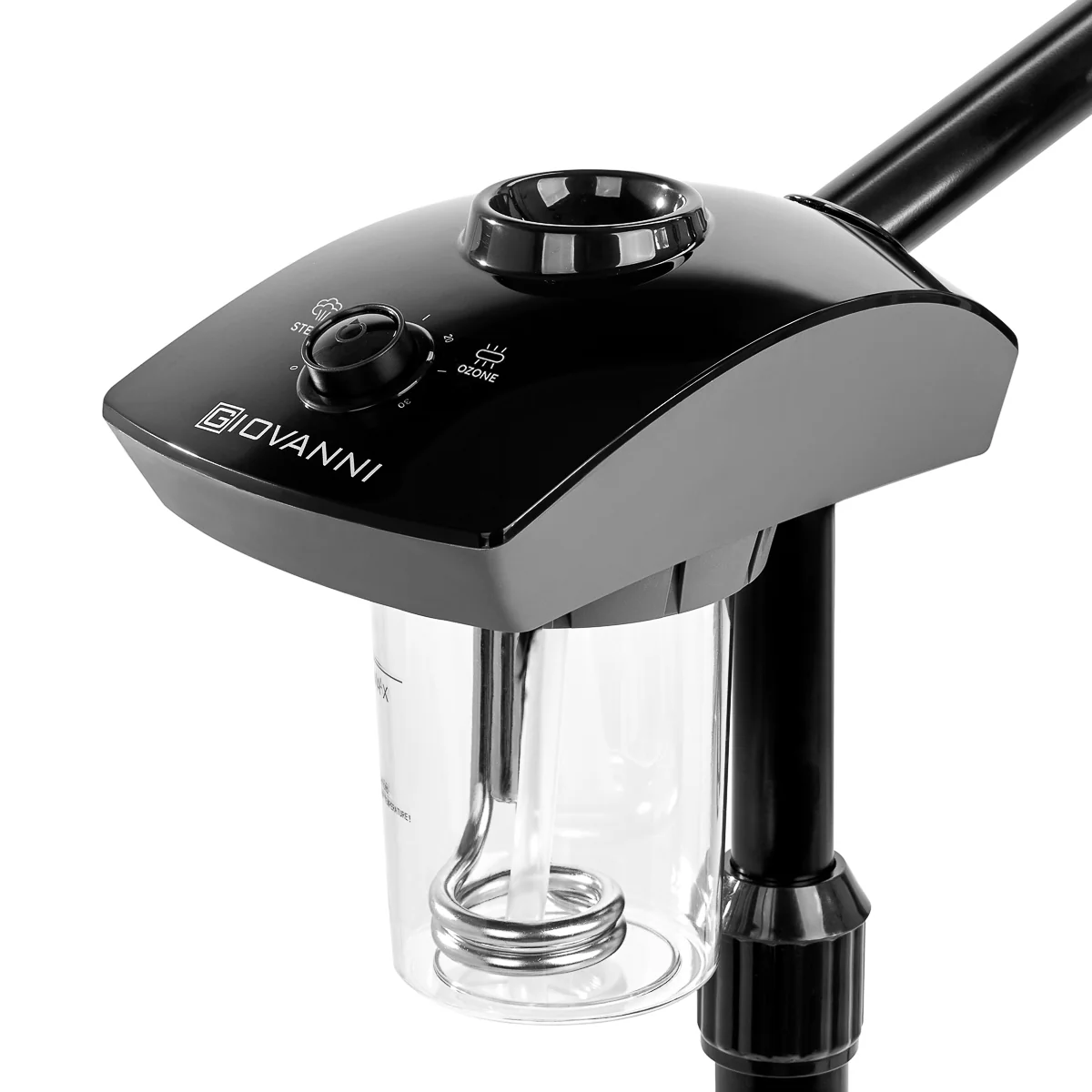 Vaporizzatore facciale con ozono e aromaterapia D-20 nero