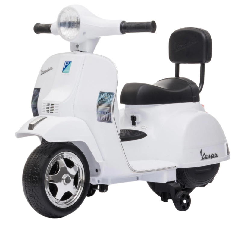 Piaggio Mini Vespa PX150 Elettrica 6V per Bambini Bianca