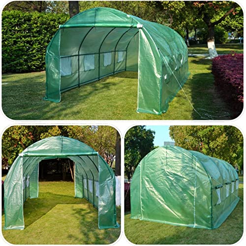 HOLGVE Grandi Serre per Piante a Tunnel Walk in, con Copertura, Porta con Cerniera e finestre avvolgibili, Tenda per Accessori da Giardino per Cortile, per Il Giardinaggio di Piante all'aperto : Amazon.it: Giardino e giardinaggio