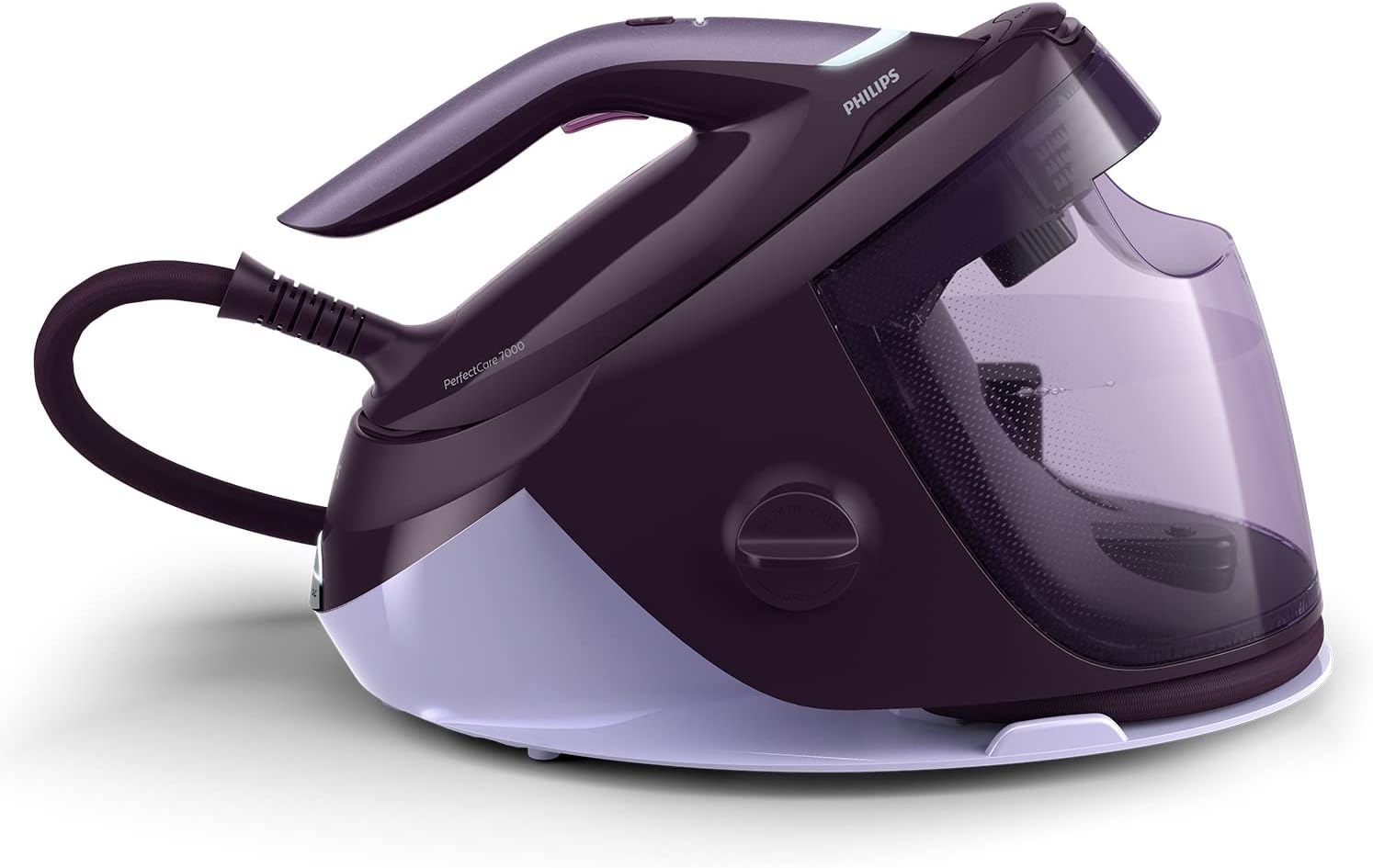 Philips Domestic Appliances PerfectCare 6000 Series Ironing Iron with Boiler – 2400 W, Steam Boost 600 g, Pressure 8 Bar, OptimalTEMP Technology, 1.8 L Tank, Black (PSG6064/80)