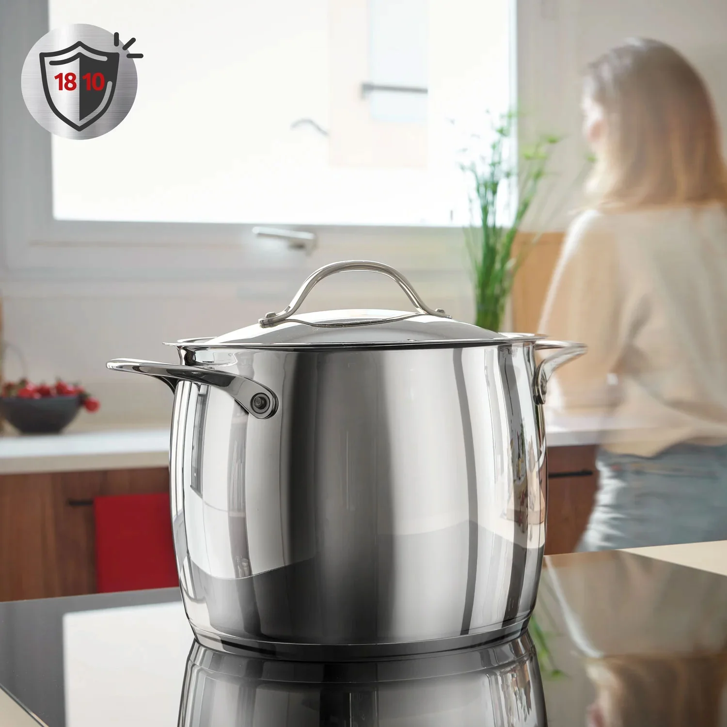 Lagostina Batteria di Pentole Orchestra 9 pezzi Acciaio inox