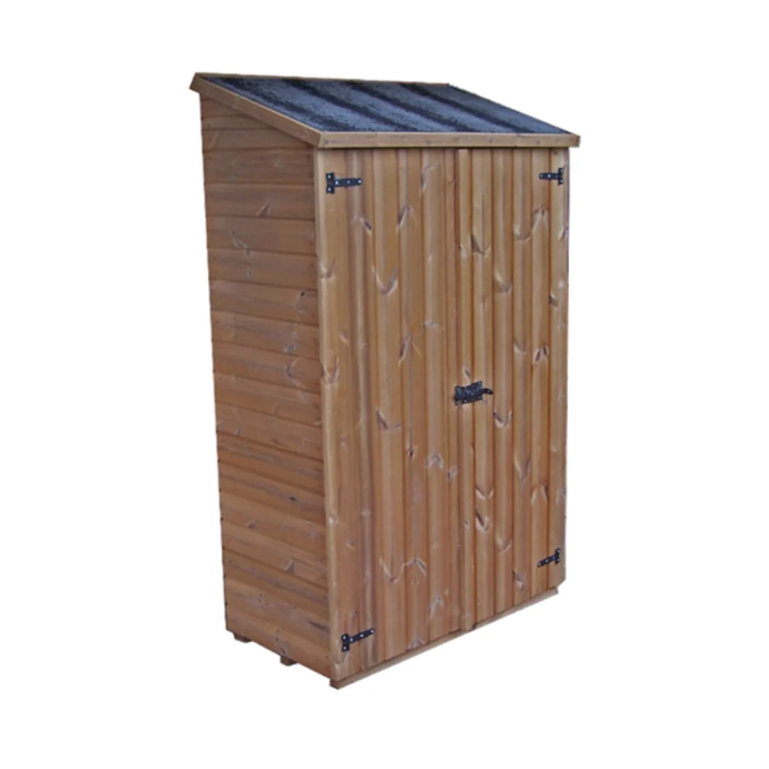 Ripostiglio in Legno 1,2 x 0,6 con Scaffalatura