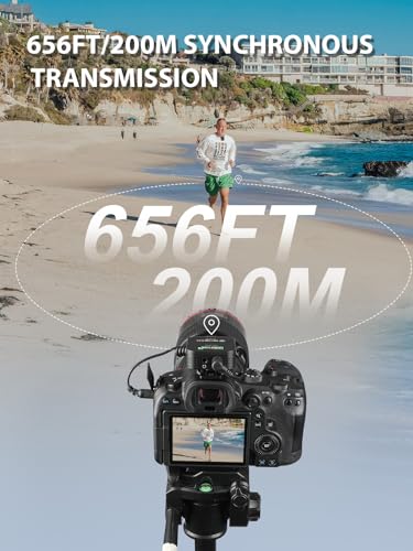 Moman Microfono Lavalier Wireless Professionale, C2X 2.4GHz Microfoni Senza Fili con Schermo TFT per Fotocamera Reflex Videocamera Smartphone Laptop, Microfono Lavalier Wireless Senza Fili : Elettronica