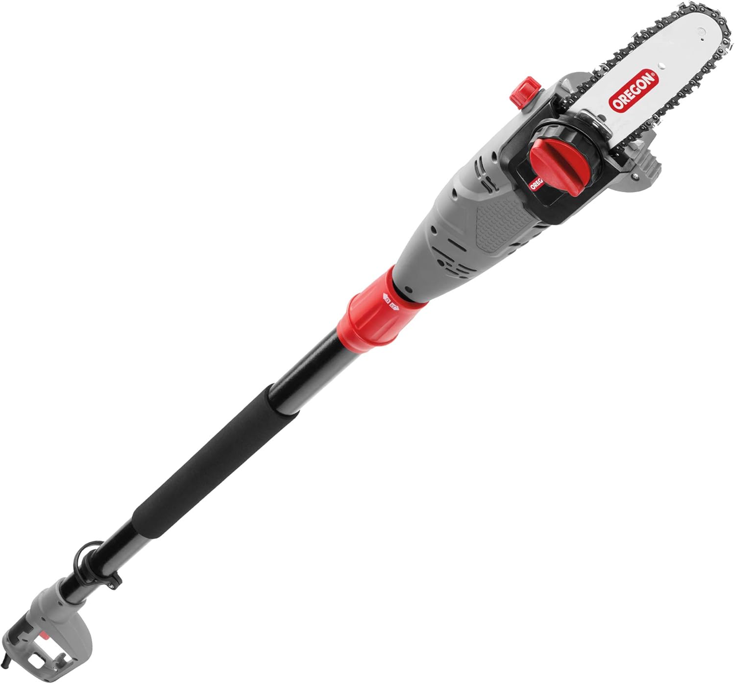 Oregon PS750 Telescopic Pole Saw / Electric Pruner 230 V with Cable, Maximum Length of 4 m, 20 cm Blade