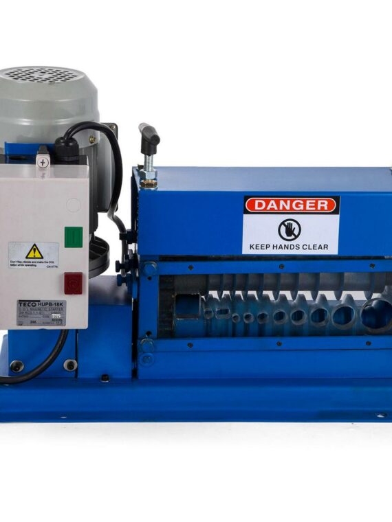 Macchina spelafili VEVOR da 0,06 pollici a 1,5 pollici, macchina spelafili portatile alimentata a 11 canali e 10 lame, strumento spelafili automatico da 75 piedi al minuto, per il riciclaggio del filo di rame