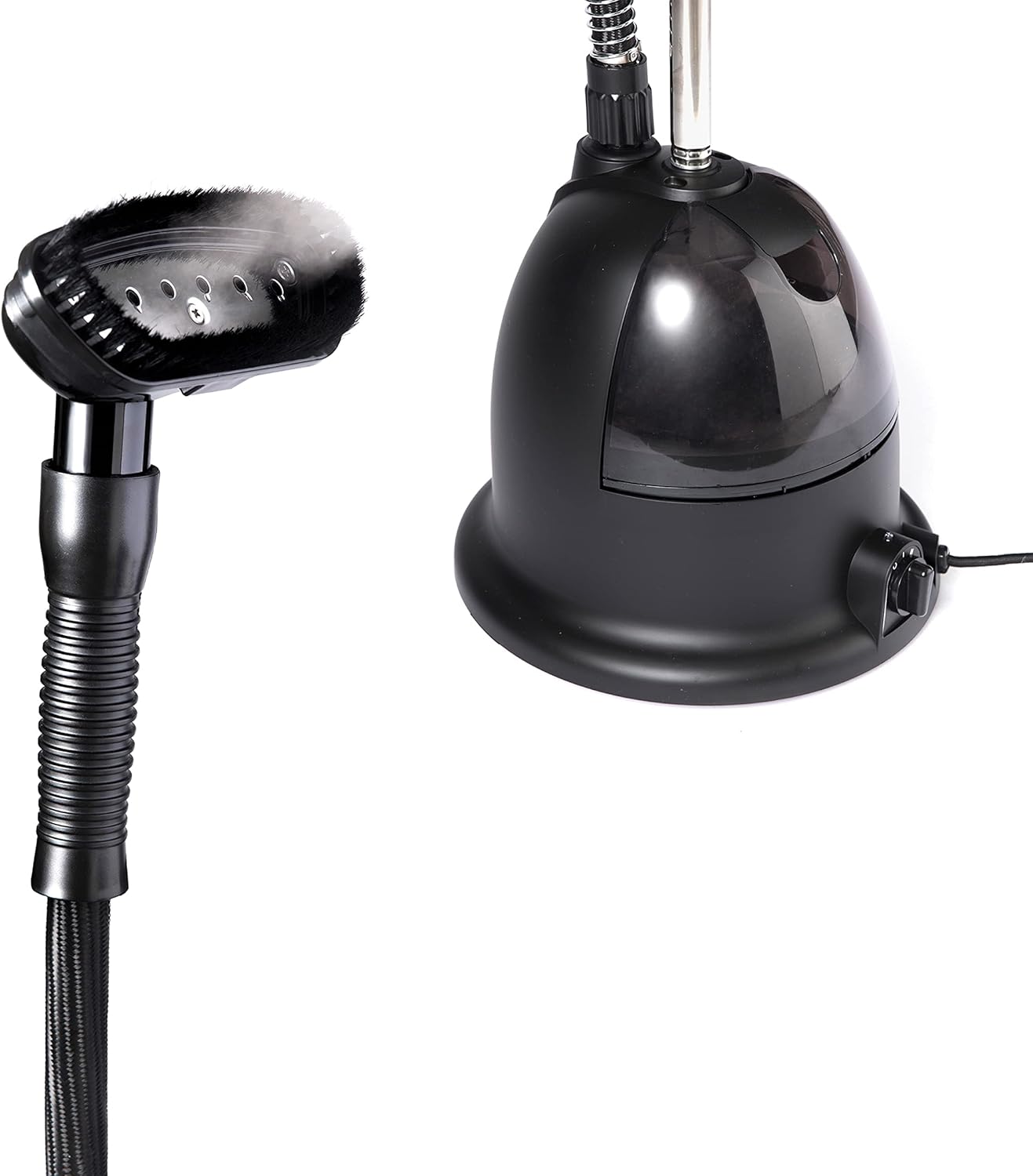 Steamery Cumulus Vertical Ironing Machine for Home Use, 1750W, Coat Hanger, Thermal Glove, 60 Minutes Continuous Ironing, Removes Wrinkles, Black