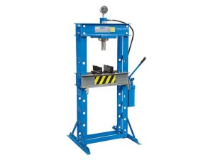 Pressa idraulica Fervi P001/30 manuale con pistone mobile 2 velocit��, portata 30 ton