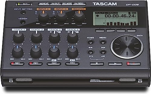 Tascam DP 006 Pocketstudio digitale tracce
