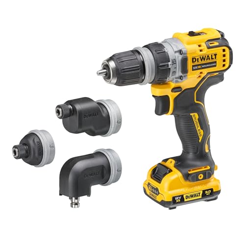 DEWALT DCD703L2T QW, Trapano avvitatore multitesta 12V XR : Amazon.it: Fai da te