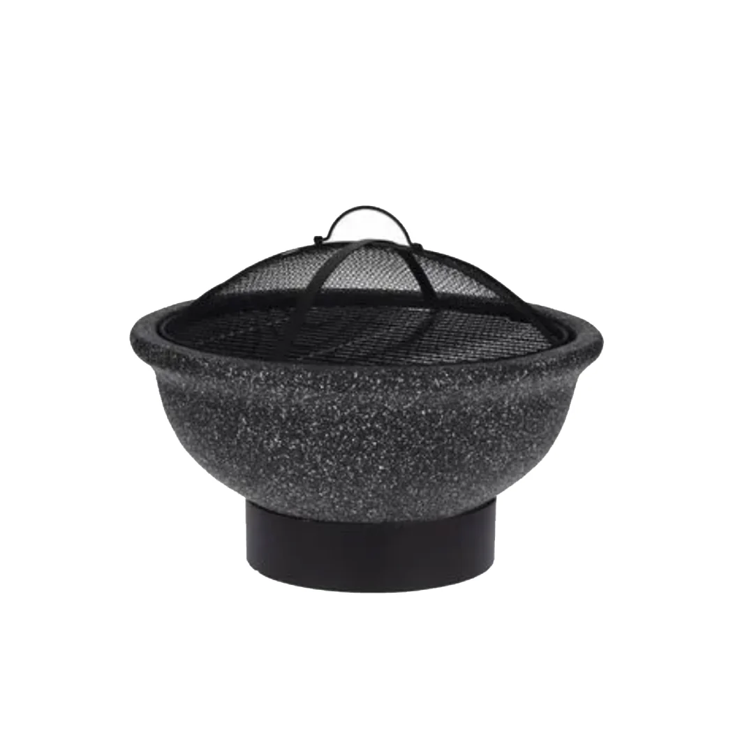 Braciere da giardino con griglia rotonda