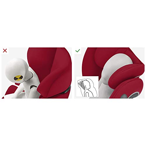 CYBEX Solution B2 fix  Lux   Rialzo con schienale alto, leggero, installazione sicura, protezione dagli impatti laterali lineari, poggiatesta reclinabile in altezza regolabile in 12 posizioni, colore : Prima infanzia